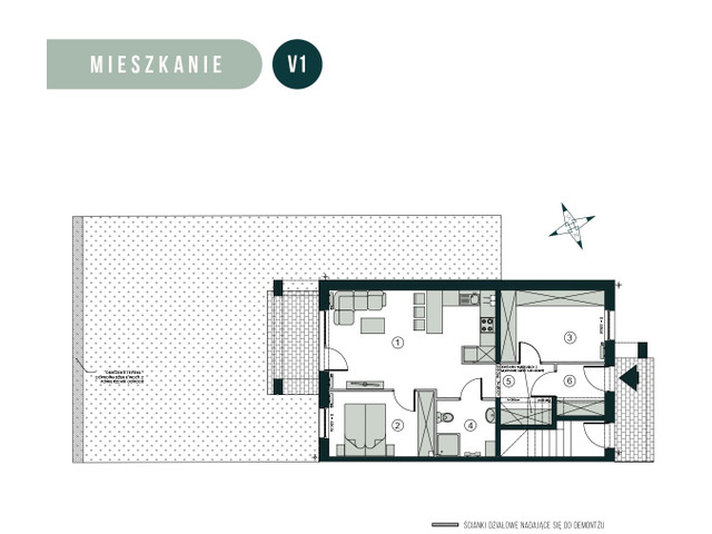 Mieszkanie w inwestycji Aleja Wiśniowa, symbol V1 » nportal.pl