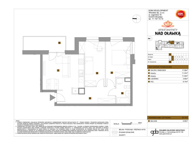 Mieszkanie w inwestycji Apartamenty nad Oławką, symbol f-209596 » nportal.pl