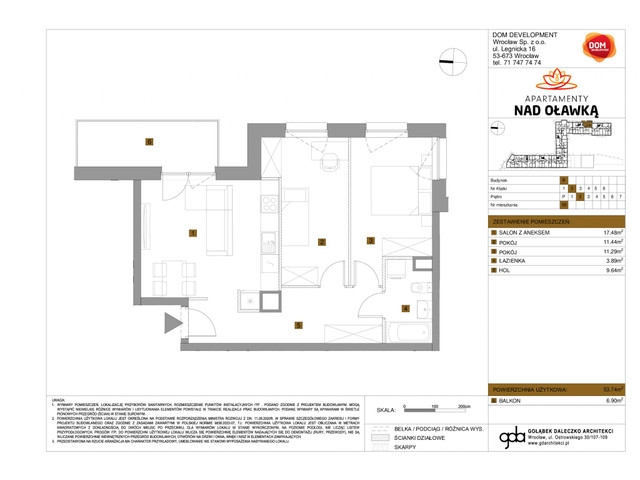 Mieszkanie w inwestycji Apartamenty nad Oławką, symbol f-209607 » nportal.pl