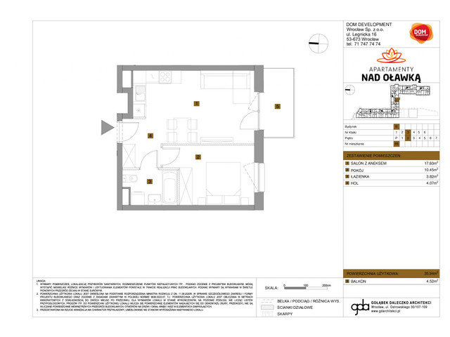 Mieszkanie w inwestycji Apartamenty nad Oławką, symbol f-209615 » nportal.pl