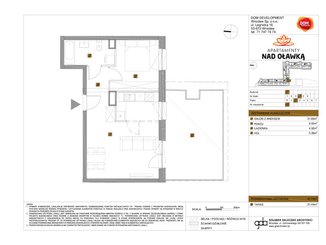 Mieszkanie w inwestycji Apartamenty nad Oławką, symbol f-209618 » nportal.pl