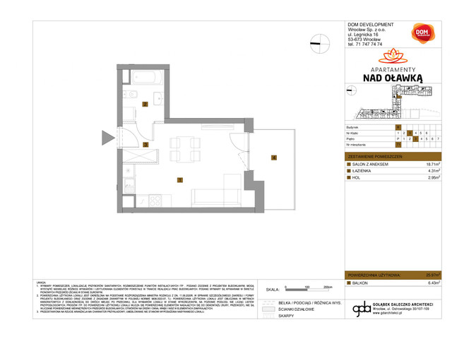 Mieszkanie w inwestycji Apartamenty nad Oławką, symbol f-209641 » nportal.pl