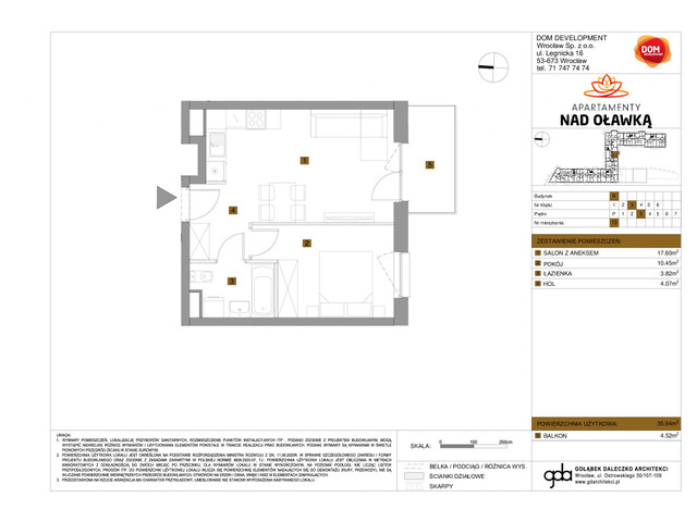 Mieszkanie w inwestycji Apartamenty nad Oławką, symbol f-209642 » nportal.pl