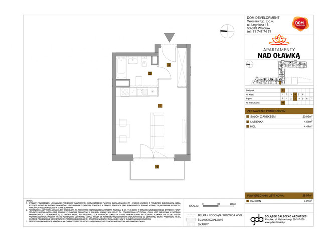 Mieszkanie w inwestycji Apartamenty nad Oławką, symbol f-209647 » nportal.pl