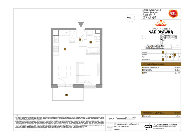 Mieszkanie w inwestycji Apartamenty nad Oławką, symbol f-209654 » nportal.pl