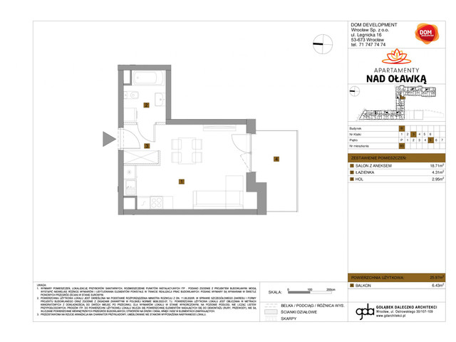 Mieszkanie w inwestycji Apartamenty nad Oławką, symbol f-209697 » nportal.pl