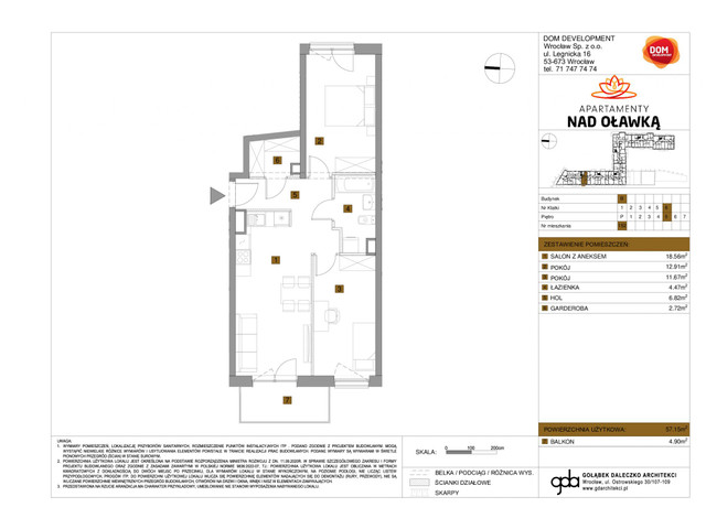 Mieszkanie w inwestycji Apartamenty nad Oławką, symbol f-209709 » nportal.pl