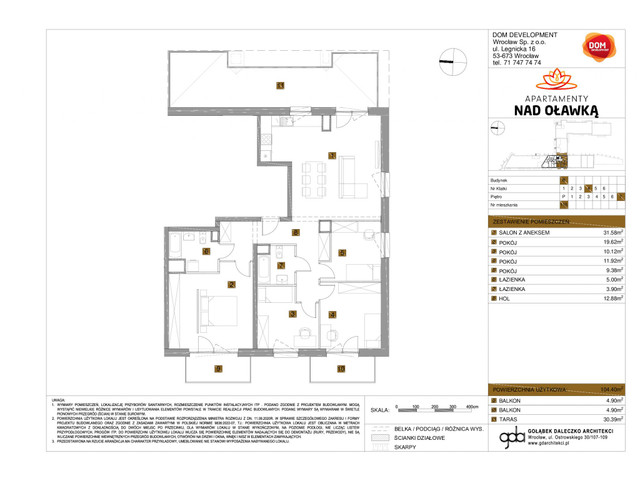 Mieszkanie w inwestycji Apartamenty nad Oławką, symbol f-209740 » nportal.pl