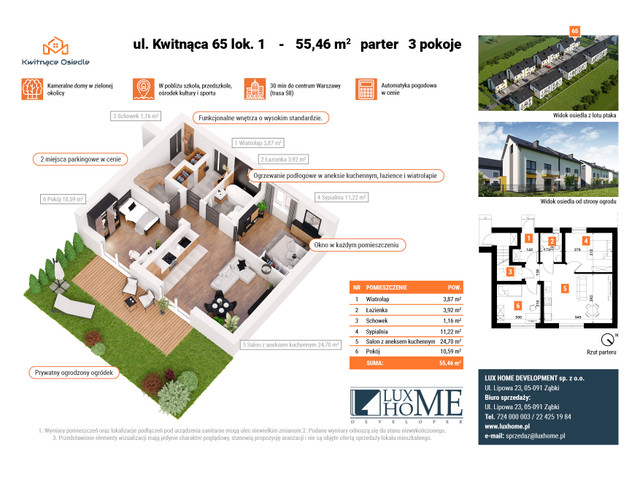 Mieszkanie w inwestycji KWITNĄCE OSIEDLE III ETAP, symbol 65_1 » nportal.pl