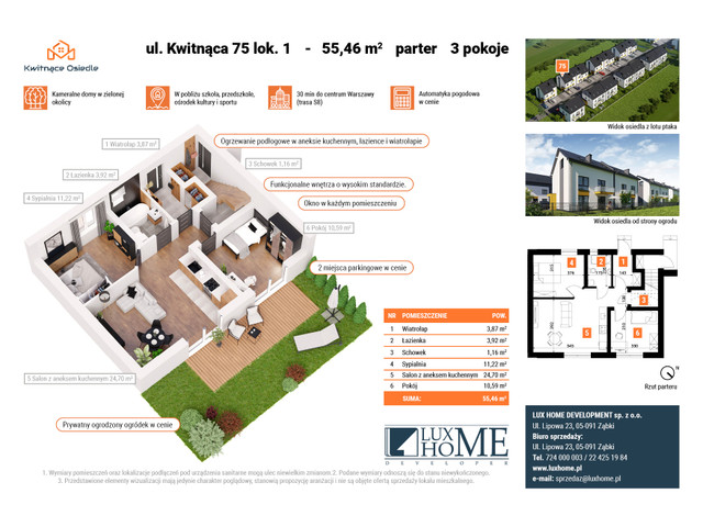 Mieszkanie w inwestycji KWITNĄCE OSIEDLE III ETAP, symbol 75_1 » nportal.pl