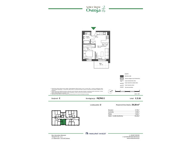 Mieszkanie w inwestycji Ostoja etap II, symbol C.2.16 » nportal.pl