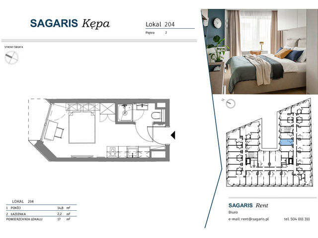 Komercyjne w inwestycji SAGARIS KĘPA, budynek Urban Studio, symbol 204 » nportal.pl