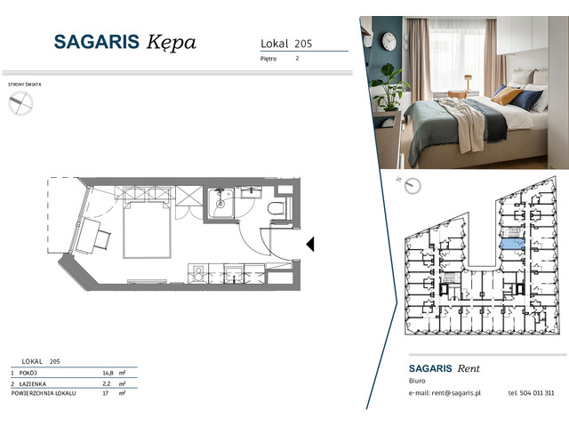 Komercyjne w inwestycji SAGARIS KĘPA, budynek Urban Studio, symbol 205 » nportal.pl