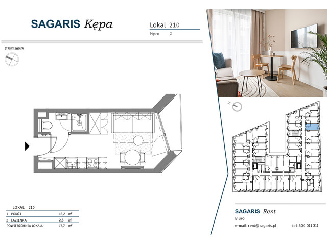 Komercyjne w inwestycji SAGARIS KĘPA, budynek Urban Studio, symbol 210 » nportal.pl