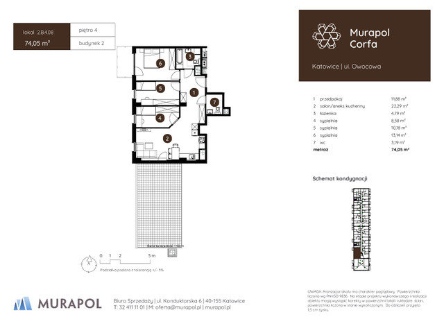 Mieszkanie w inwestycji Murapol Corfa, symbol 2.B.4.08 » nportal.pl