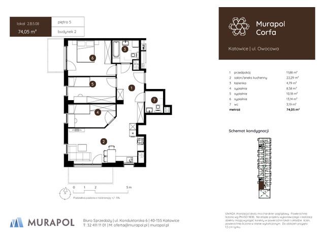 Mieszkanie w inwestycji Murapol Corfa, symbol 2.B.5.08 » nportal.pl