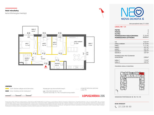 Mieszkanie w inwestycji NEO NOVA OCHOTA, symbol 6M.128 » nportal.pl