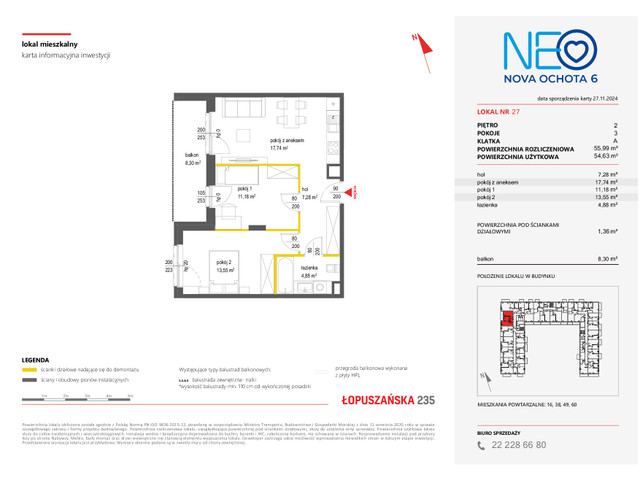 Mieszkanie w inwestycji NEO NOVA OCHOTA, symbol 6M.27 » nportal.pl