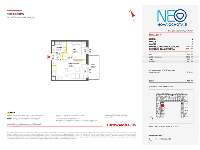 Mieszkanie w inwestycji NEO NOVA OCHOTA, symbol 6M.41 » nportal.pl