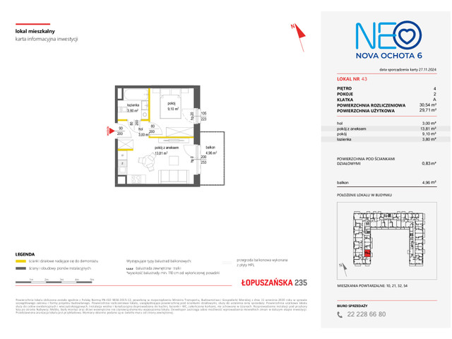 Mieszkanie w inwestycji NEO NOVA OCHOTA, symbol 6M.43 » nportal.pl