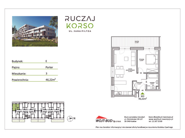 Mieszkanie w inwestycji RUCZAJ KORSO ETAP III, symbol E3 » nportal.pl