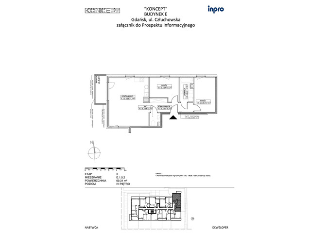 Mieszkanie w inwestycji Koncept, symbol E.1.5.2 » nportal.pl