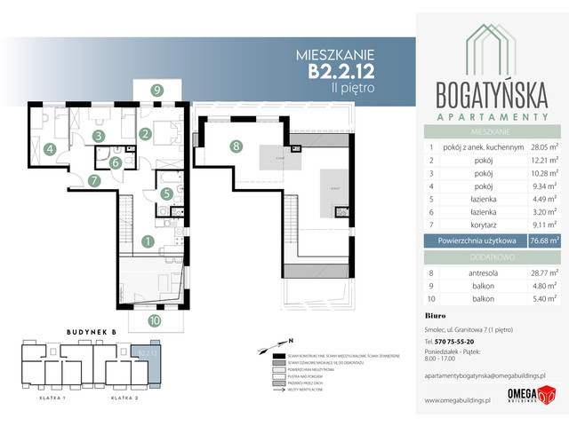 Mieszkanie w inwestycji Bogatyńska Apartamenty, symbol B2.2.12 » nportal.pl