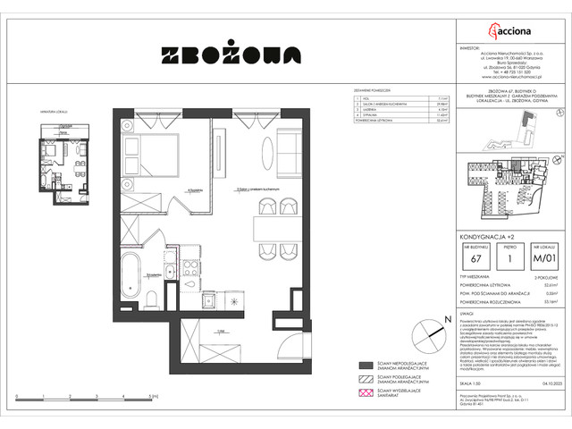 Mieszkanie w inwestycji ZBOŻOWA, symbol 67.1 » nportal.pl
