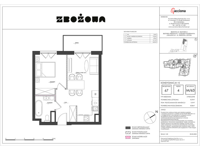Mieszkanie w inwestycji ZBOŻOWA, symbol 67.63 » nportal.pl