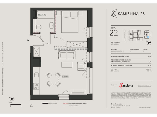 Mieszkanie w inwestycji KAMIENNA 28, symbol 4.22 » nportal.pl