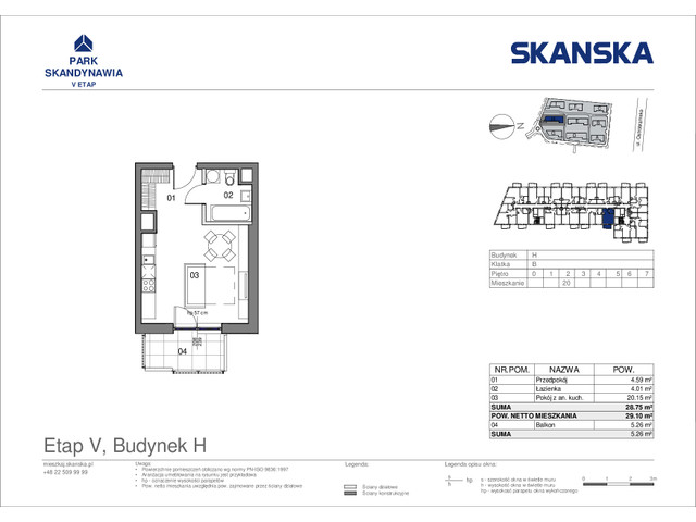 Mieszkanie w inwestycji Park Skandynawia V, symbol HB0220 » nportal.pl