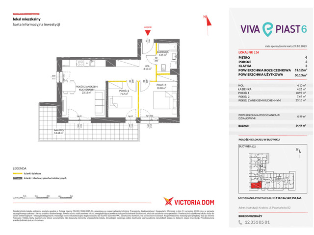 Mieszkanie w inwestycji VIVA PIAST, symbol 6_134 » nportal.pl