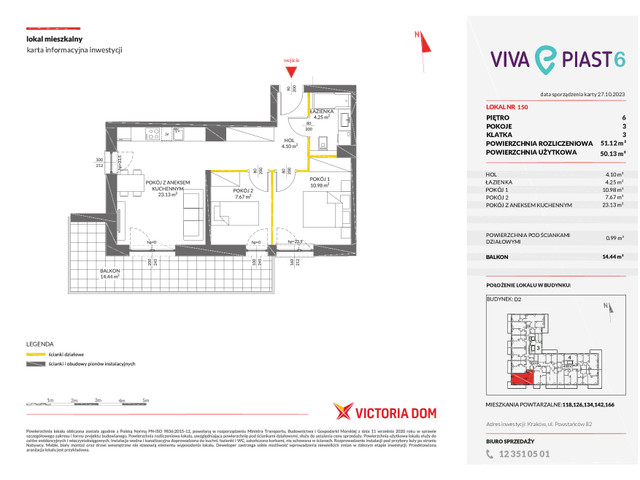 Mieszkanie w inwestycji VIVA PIAST, symbol 6_150 » nportal.pl