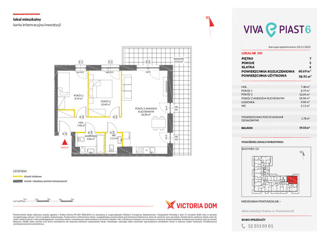 Mieszkanie w inwestycji VIVA PIAST, symbol 6_200 » nportal.pl