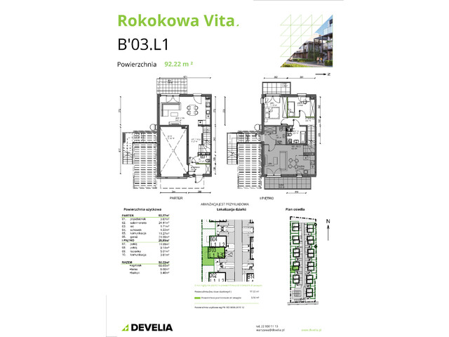 Mieszkanie w inwestycji Rokokowa Vita, symbol B'03.L1 » nportal.pl