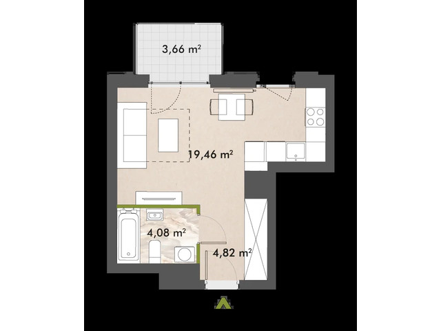 Mieszkanie w inwestycji XYZ Place, symbol 30/XY-F1.C.04.02 » nportal.pl