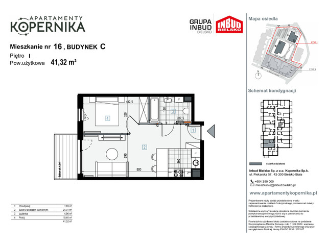 Mieszkanie w inwestycji APARTAMENTY KOPERNIKA, symbol M.16.C » nportal.pl