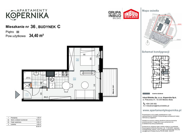 Mieszkanie w inwestycji APARTAMENTY KOPERNIKA, symbol M.36.C » nportal.pl