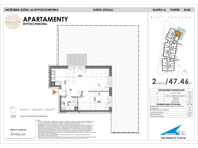 Mieszkanie w inwestycji Apartamenty Wypoczynkowa, symbol 3 » nportal.pl