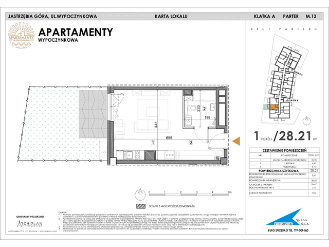 Mieszkanie w inwestycji Apartamenty Wypoczynkowa, symbol 13 » nportal.pl