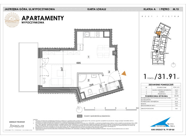 Mieszkanie w inwestycji Apartamenty Wypoczynkowa, symbol 15 » nportal.pl