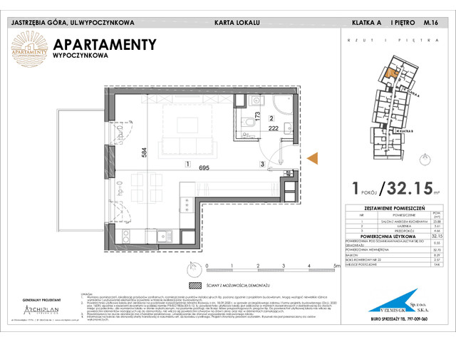 Mieszkanie w inwestycji Apartamenty Wypoczynkowa, symbol 16 » nportal.pl