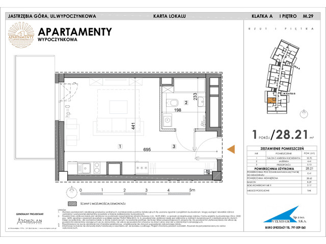 Mieszkanie w inwestycji Apartamenty Wypoczynkowa, symbol 29 » nportal.pl