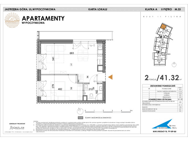 Mieszkanie w inwestycji Apartamenty Wypoczynkowa, symbol 33 » nportal.pl