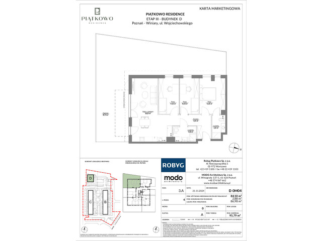 Mieszkanie w inwestycji Piątkowo Residence, symbol D_0M04 » nportal.pl