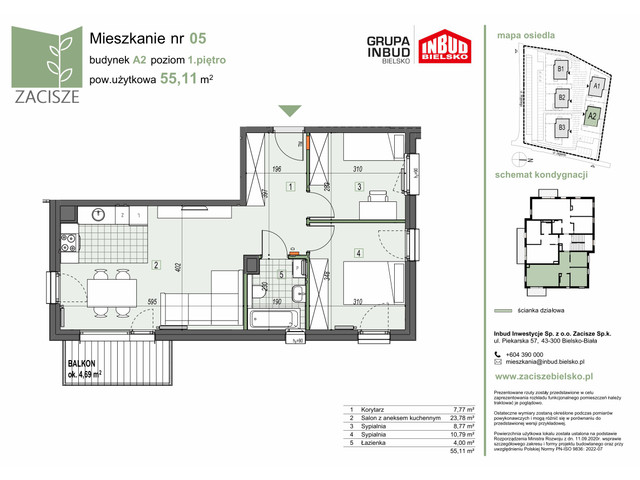 Mieszkanie w inwestycji Apartamenty Zacisze, symbol A2_5 » nportal.pl