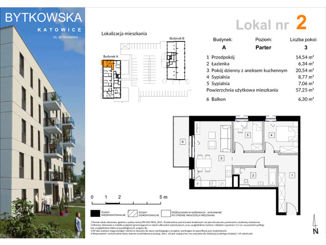 Mieszkanie w inwestycji Katowice Bytkowska przy Parku Śląskim, symbol A2 » nportal.pl