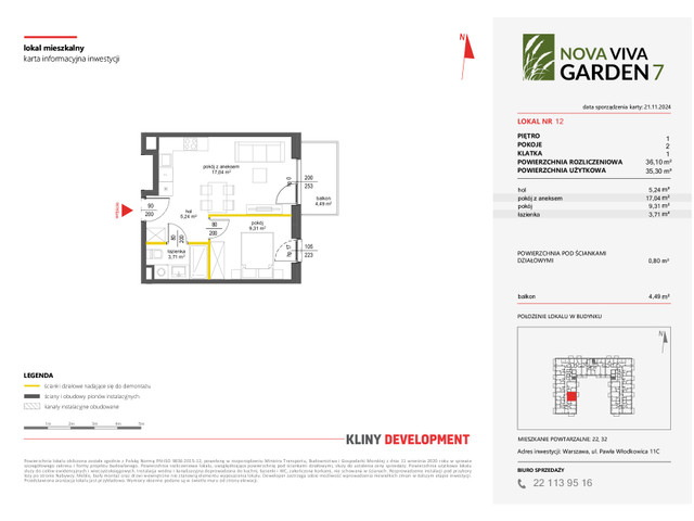 Mieszkanie w inwestycji NOVA VIVA GARDEN, symbol 7_A_12 » nportal.pl