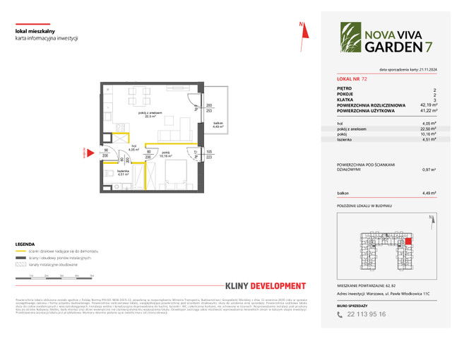 Mieszkanie w inwestycji NOVA VIVA GARDEN, symbol 7_A_72 » nportal.pl