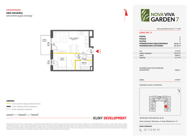 Mieszkanie w inwestycji NOVA VIVA GARDEN, symbol 7_A_78 » nportal.pl